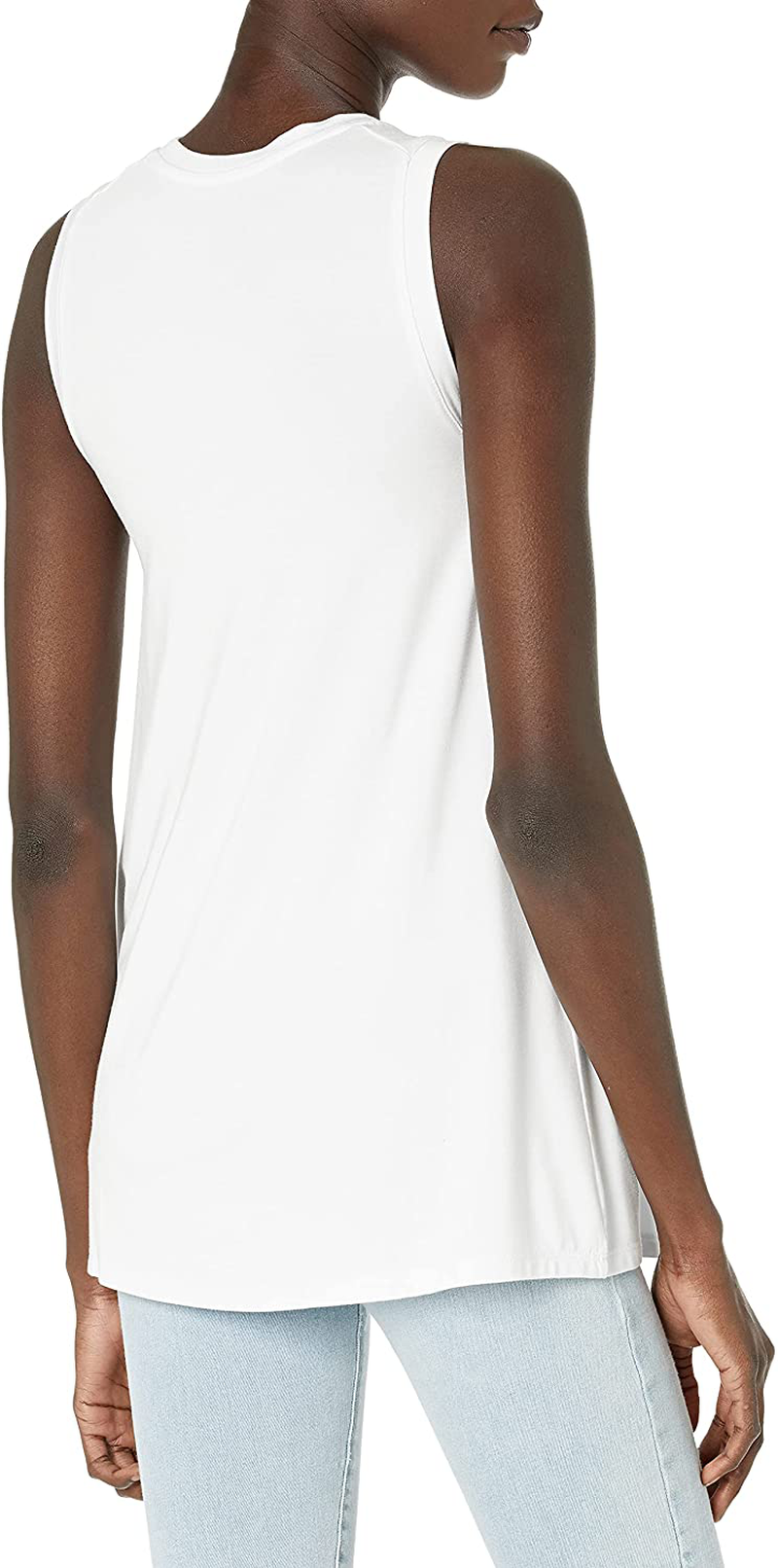 Daily Ritual Women'S Jersey Relaxed-Fit Muscle-Sleeve Swing Tunic Apparel & Accessories > Clothing > Activewear Kylie Max   