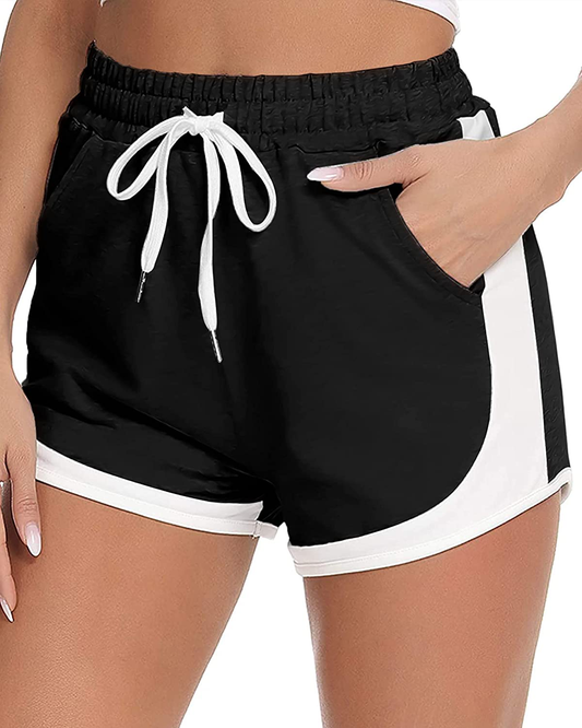 WIHOLL Womens Shorts for Summer Workout Running Shorts with Pockets Drawstring Apparel & Accessories > Clothing > Shorts Kylie Max   