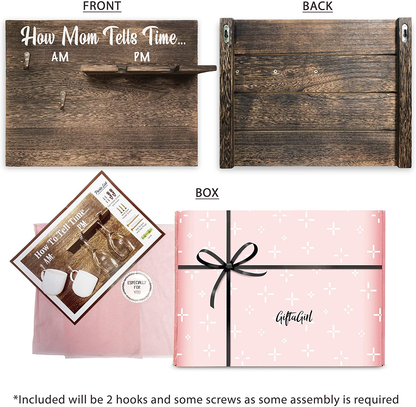 GIFTAGIRL Funny Christmas, Birthday Gift for Mom - This Sarcastic but Unique Gift for Mom, is a Great Idea as Christmas or Birthday Presents for Mom and Arrives Nicely Gift-Boxed. Mugs,Glasses Not Inc Arts & Entertainment > Party & Celebration > Gift Giving GIFTAGIRL   