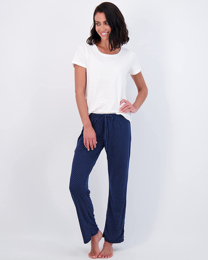 Real Essentials 3 Pack: Women’S Ultra-Soft Fleece Comfy Stretch Pajama Lounge Pants Elegant Sleepwear Apparel & Accessories > Clothing > Sleepwear & Loungewear > Pajamas Kylie Max   