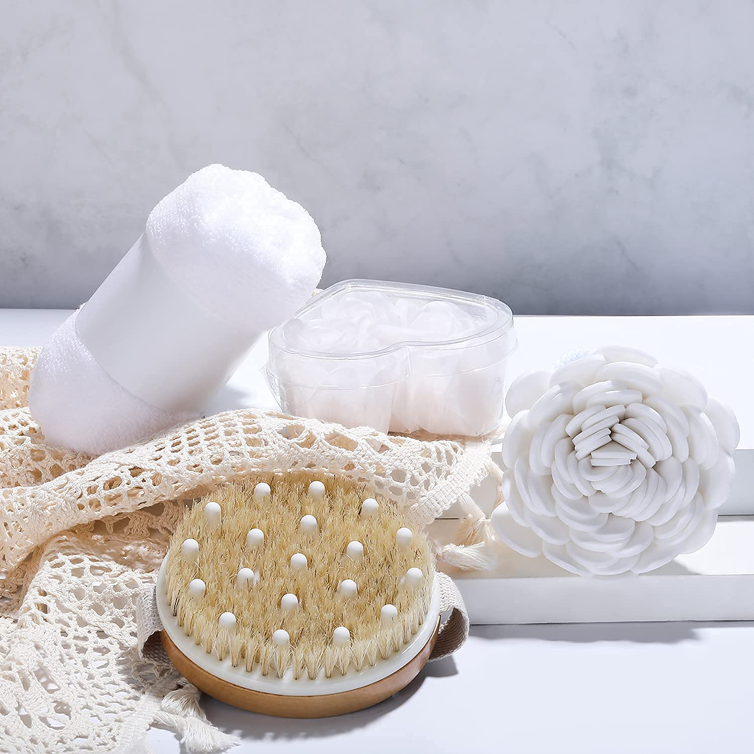 Spa Gift Baskets, Spa Luxetique Spa Gifts for Women, Luxury 15pcs Spa Gift Set Includes Bath Bombs, Essential Oil, Hand Cream, Bath Salt and Handmade Tote Bag, Christmas Gifts for Women Arts & Entertainment > Party & Celebration > Gift Giving spa luxetique   