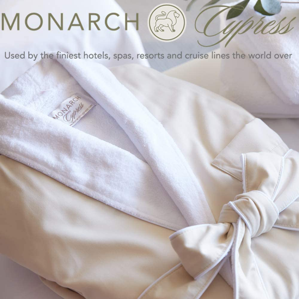 Plush Lined Microfiber Bath Robe for Women / Men (Unisex) Luxury Spa, Hotel Robe Apparel & Accessories > Clothing > Sleepwear & Loungewear > Robes Kylie Max   