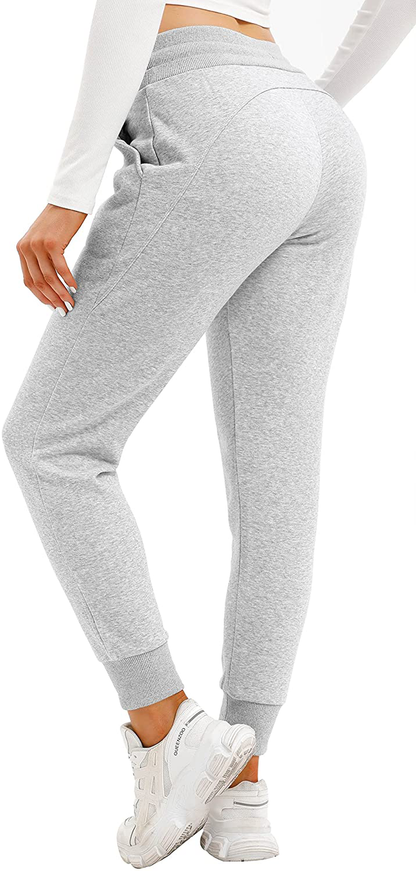 Ewedoos Fleece Sweatpants for Women with Pockets - Fleece Lined Joggers for Women Winter Pants Womens Sweatpants with Pockets Apparel & Accessories > Clothing > Activewear Kylie Max   