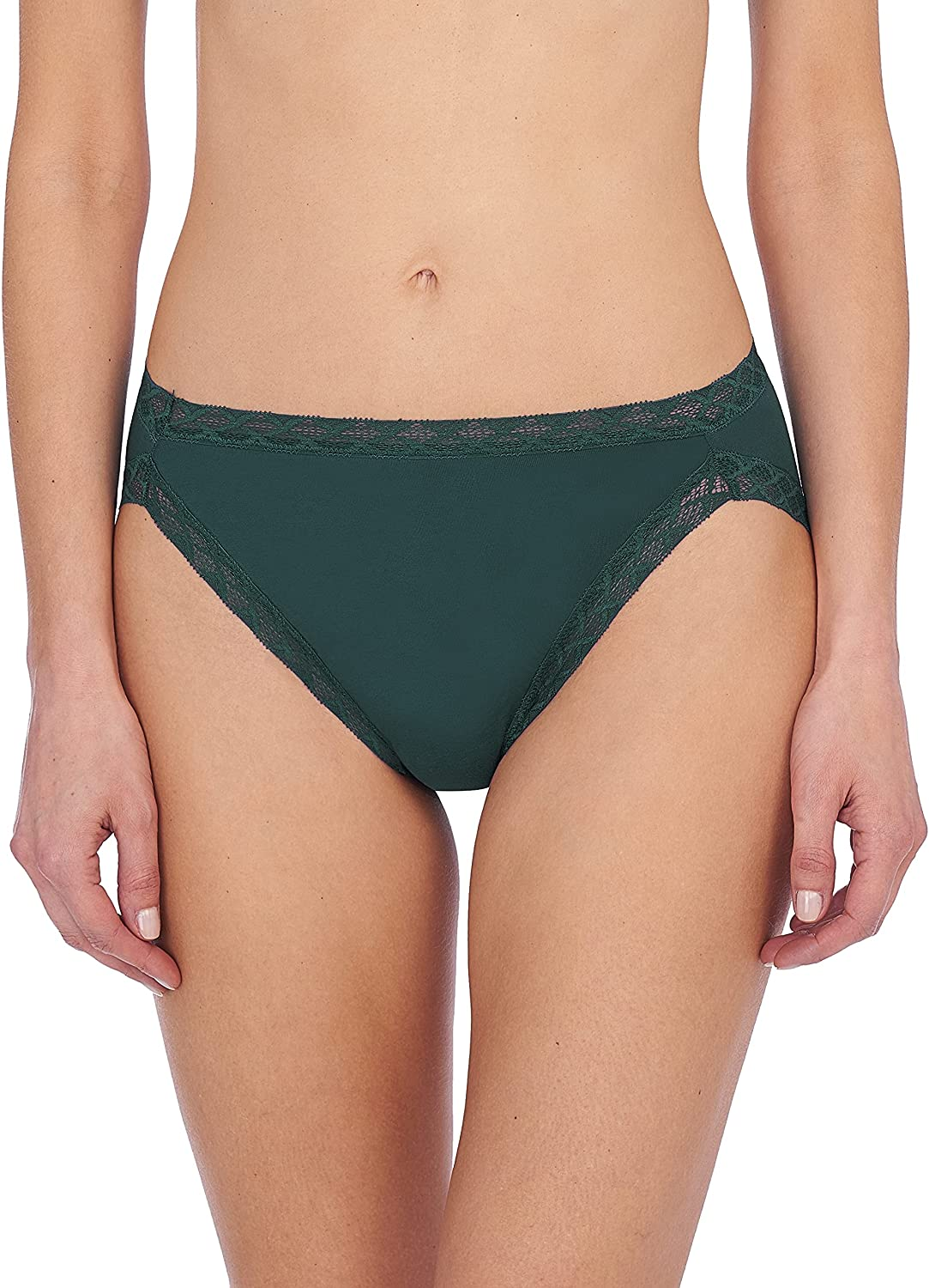 Natori Womens Bliss French Cut Panty Apparel & Accessories > Clothing > Underwear & Socks > Underwear Natori Stormy Teal X-Small 