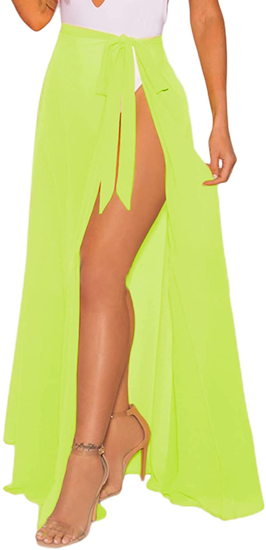 LIENRIDY Women'S Swimsuit Cover up Summer Beach Wrap Skirt Swimwear Bikini Cover-Ups Apparel & Accessories > Clothing > Swimwear Kylie Max   