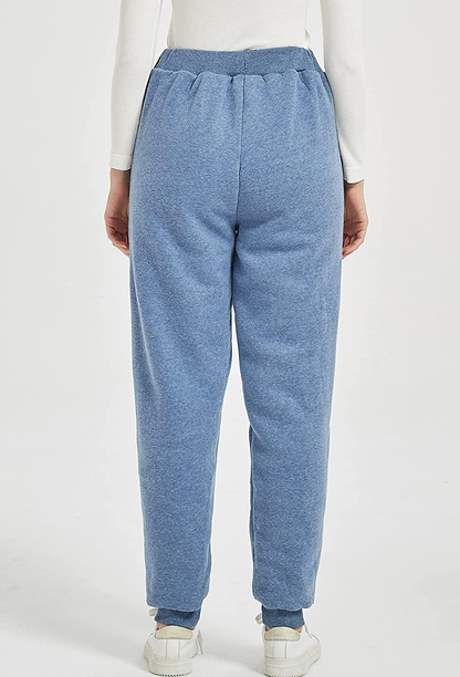 Flygo Women'S Winter Warm Fleece Joggers Pants Sherpa Lined Athletic Active Sweatpants Apparel & Accessories > Clothing > Activewear Kylie Max   