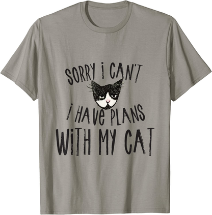 Sorry I can't I have plans with my Cat T-Shirt Arts & Entertainment > Party & Celebration > Gift Giving Caterpillar   
