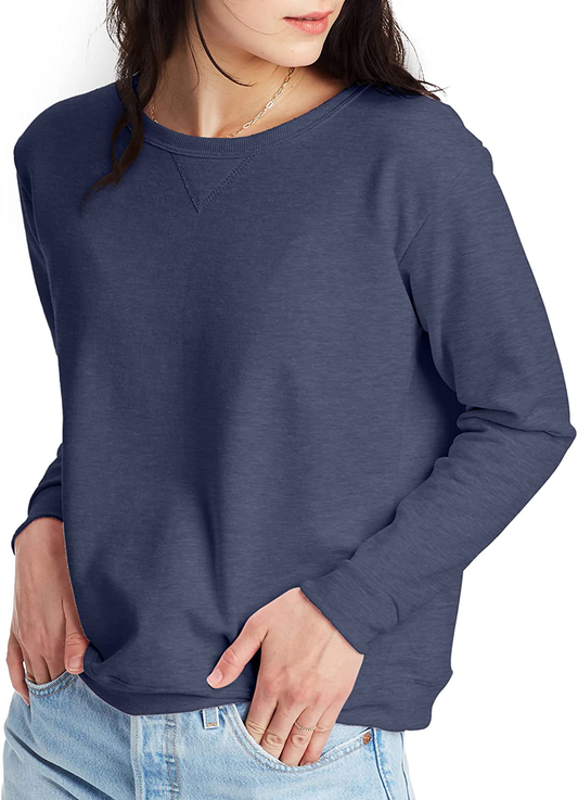 Hanes Women'S Ecosmart Crewneck Sweatshirt Apparel & Accessories > Clothing > Activewear Kylie Max   