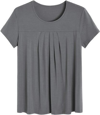 Latuza Women’S Pleated Loungewear Top and Capris Pajamas Set Apparel & Accessories > Clothing > Sleepwear & Loungewear > Pajamas Kylie Max   