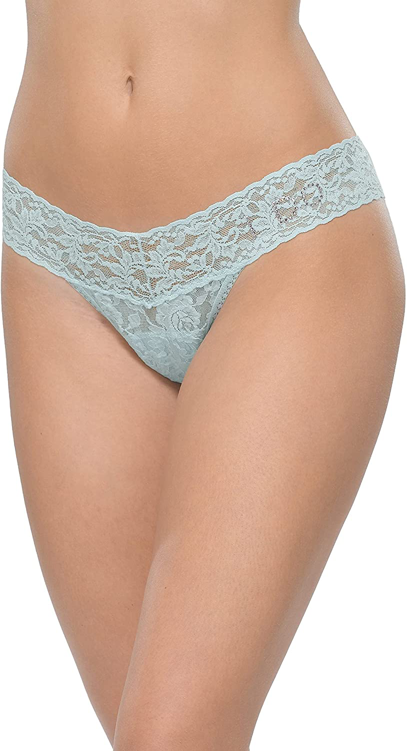 hanky panky "I DO Low Rise Bridal Thong Apparel & Accessories > Clothing > Underwear & Socks > Underwear hanky panky Celeste Blue One Size 