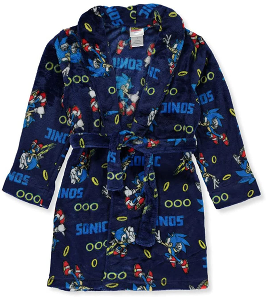 Komar Kids Boy'S Sonic Robe (Little Kids/Big Kids) Apparel & Accessories > Clothing > Sleepwear & Loungewear > Robes Kylie Max   