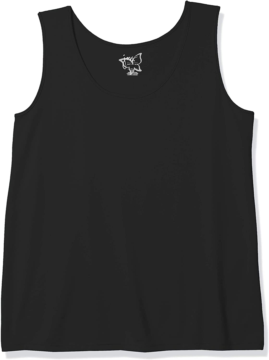 JUST MY SIZE Women'S plus Size Cooldri Performance Scoopneck Tank Top Apparel & Accessories > Clothing > Activewear Kylie Max   