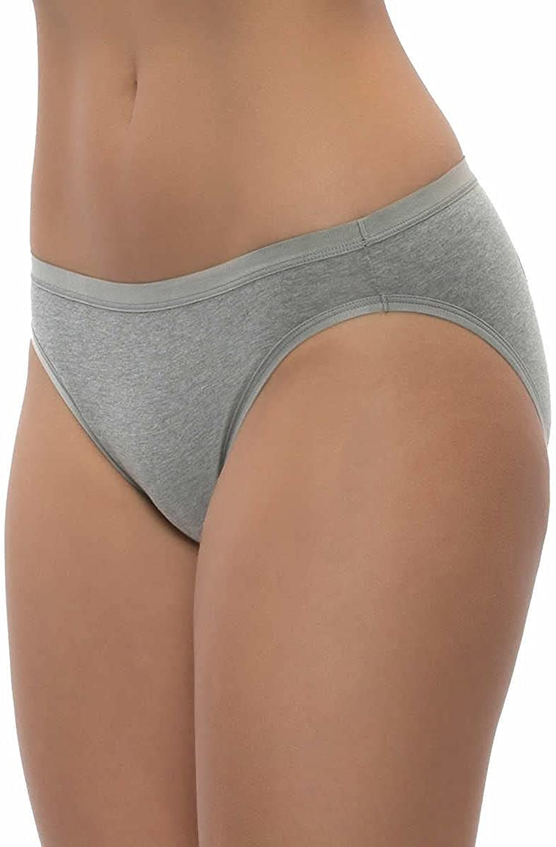 Felina Womens 6 Pack Organic Cotton Stretch Bikini Apparel & Accessories > Clothing > Underwear & Socks > Underwear KYLIE MAX   