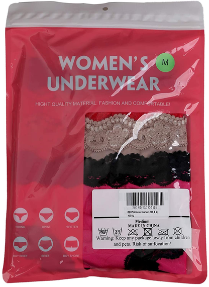 VEENXTHA Womens Underwear Hipster Panties 5 Pack Smooth Stretch Microfiber Briefs  VEENXTHA   