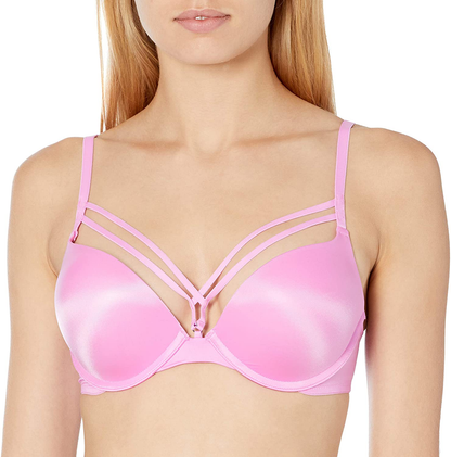 Smart & Sexy Women's Maximum Cleavage Underwire Push up Bra Apparel & Accessories > Clothing > Underwear & Socks > Bras Smart & Sexy Light Violet (Satin) 40B 