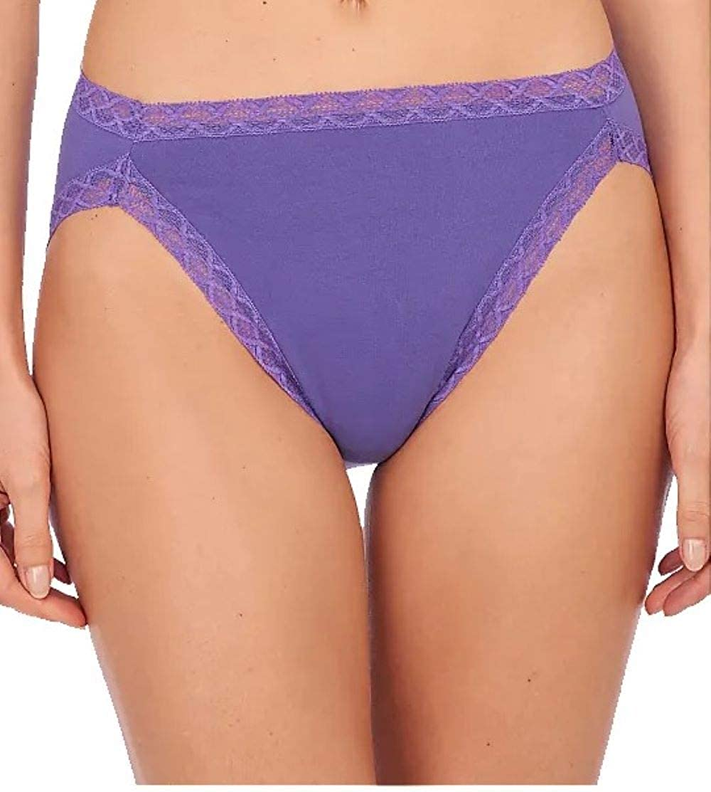 Natori Womens Bliss French Cut Panty Apparel & Accessories > Clothing > Underwear & Socks > Underwear Natori Electric Purple Medium 