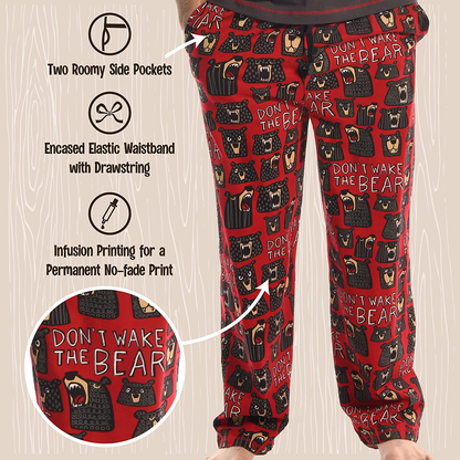 Lazy One Pajama Pants for Men, Men'S Separate Bottoms, Lounge Pants, Funny, Humorous Apparel & Accessories > Clothing > Sleepwear & Loungewear > Pajamas Kylie Max   