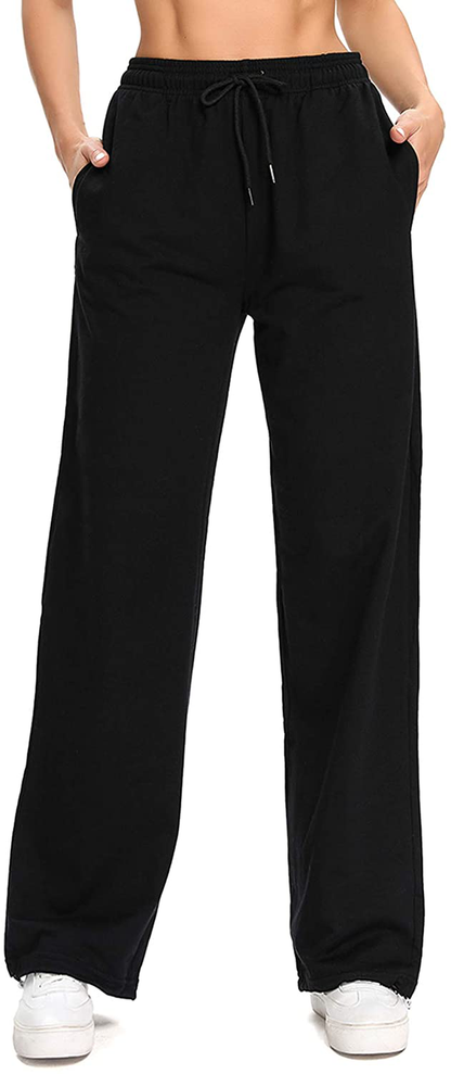 Cakcton Women'S Sweatpants with Pockets Joggers High Waisted Loose Workout Yoga Lounge Drawstring Active Casual Sports Pants Apparel & Accessories > Clothing > Activewear Kylie Max   