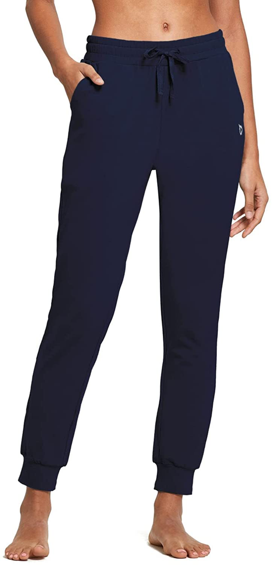 BALEAF Women'S Sweatpants Joggers Cotton Yoga Lounge Sweat Pants Casual Running Tapered Pants with Pockets Apparel & Accessories > Clothing > Activewear Kylie Max   