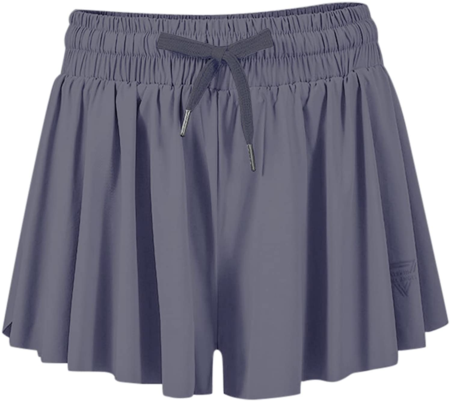 Burband Womens High Waisted Flowy Tennis Skirts Gym Yoga Pants Stretchy Pleated Golf Biker Shorts Summer Cute Lounge Skirts Apparel & Accessories > Clothing > Underwear & Socks > Shapewear Burband   
