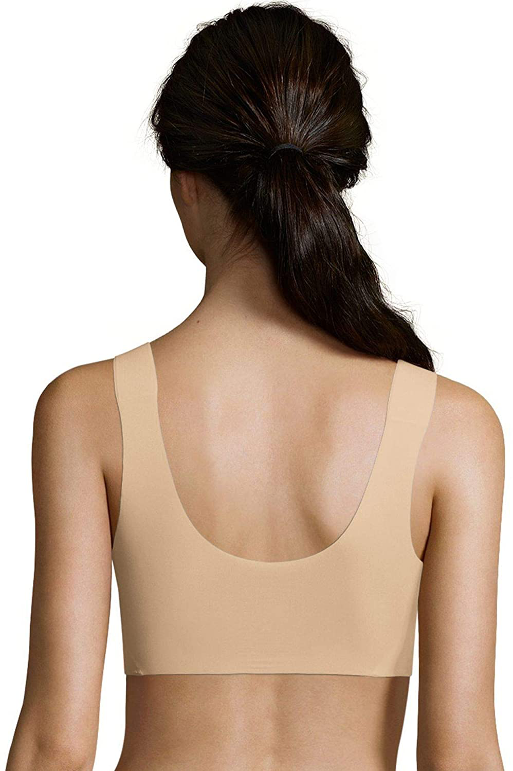 Hanes Women'S Invisible Embrace Comfortflex Fit Wirefree Bra MHG561 Apparel & Accessories > Clothing > Underwear & Socks > Bras Kylie Max   