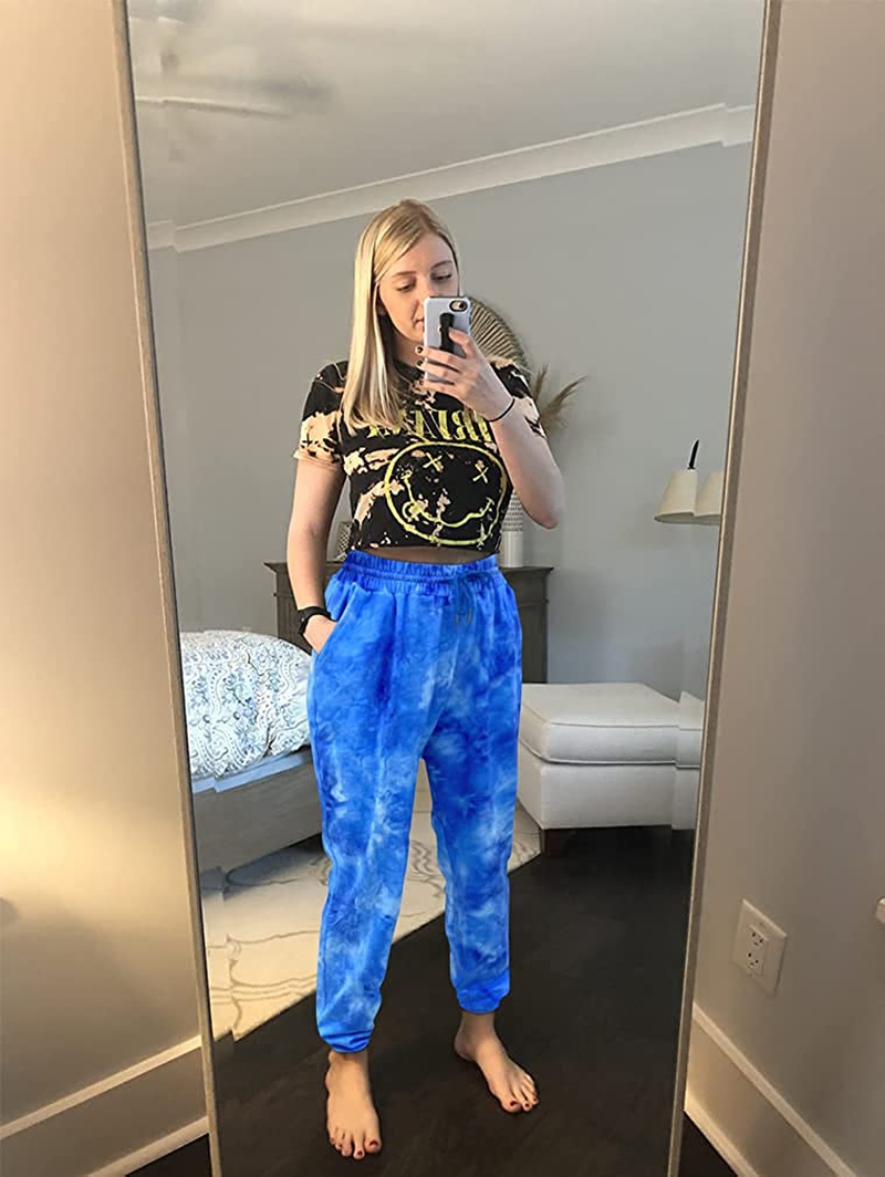 GOKATOSAU Women'S Sexy Lounge Stretch Casual Jogger Drawstring Sweatpants with Pockets Apparel & Accessories > Clothing > Activewear Kylie Max   