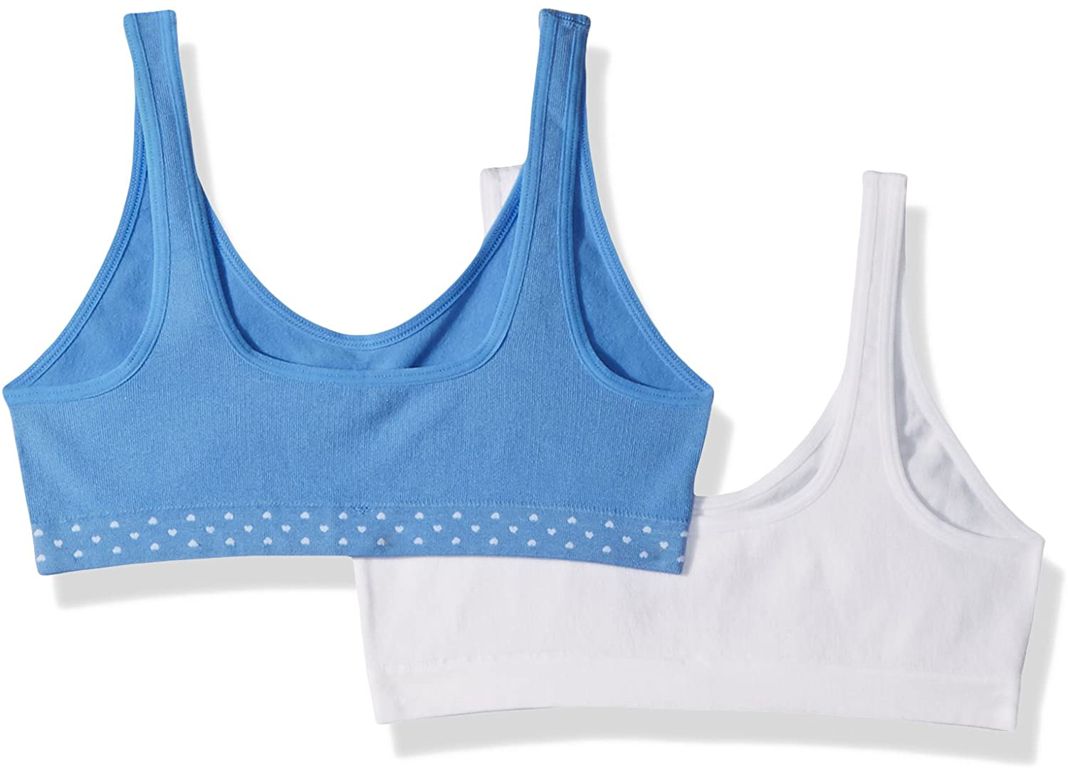Hanes Big Girls Seamless Comfortflex Fit Cozy Pullover Bra 2-Pack Apparel & Accessories > Clothing > Underwear & Socks > Bras Kylie Max   