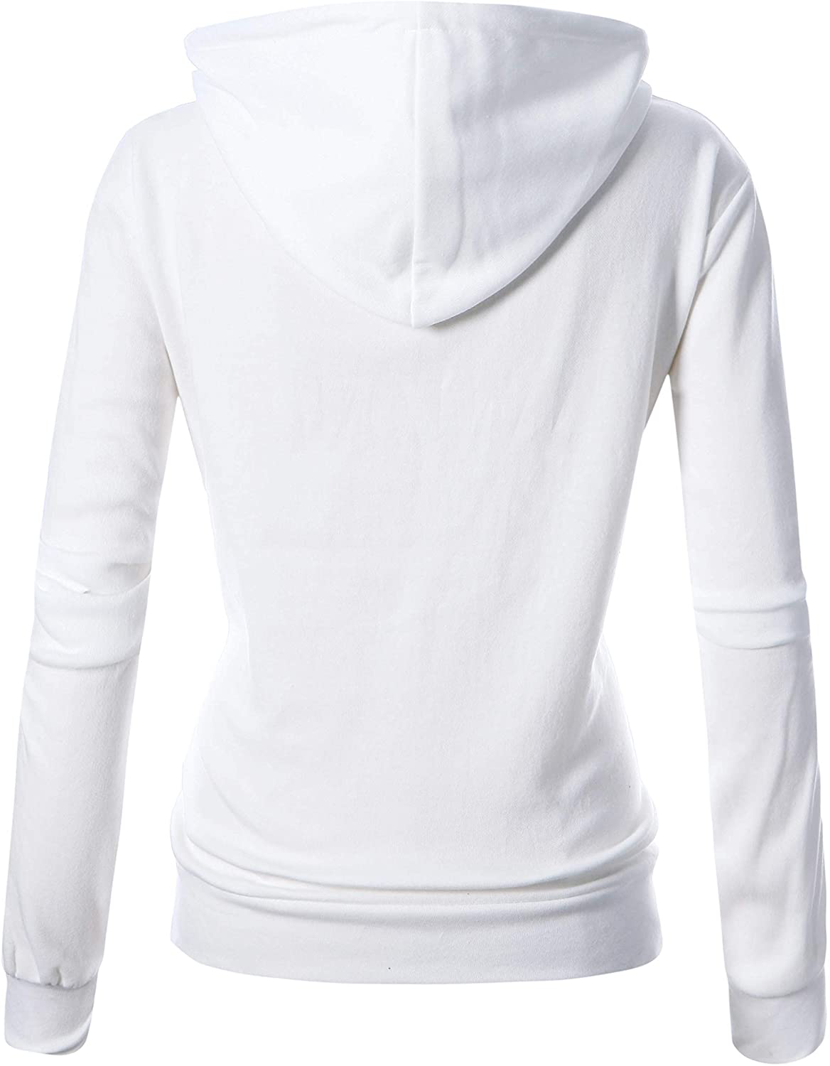 GIVON Womens Comfortable Long Sleeve Lightweight Zip-Up Hoodie with Kanga Pocket(Xs~4Xl) Apparel & Accessories > Clothing > Activewear Kylie Max   