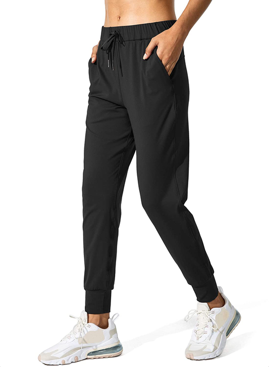 SANTINY Women'S Joggers Pants with Pockets Drawstring Running Sweatpants for Women Lounge Workout Jogging Apparel & Accessories > Clothing > Activewear Kylie Max   
