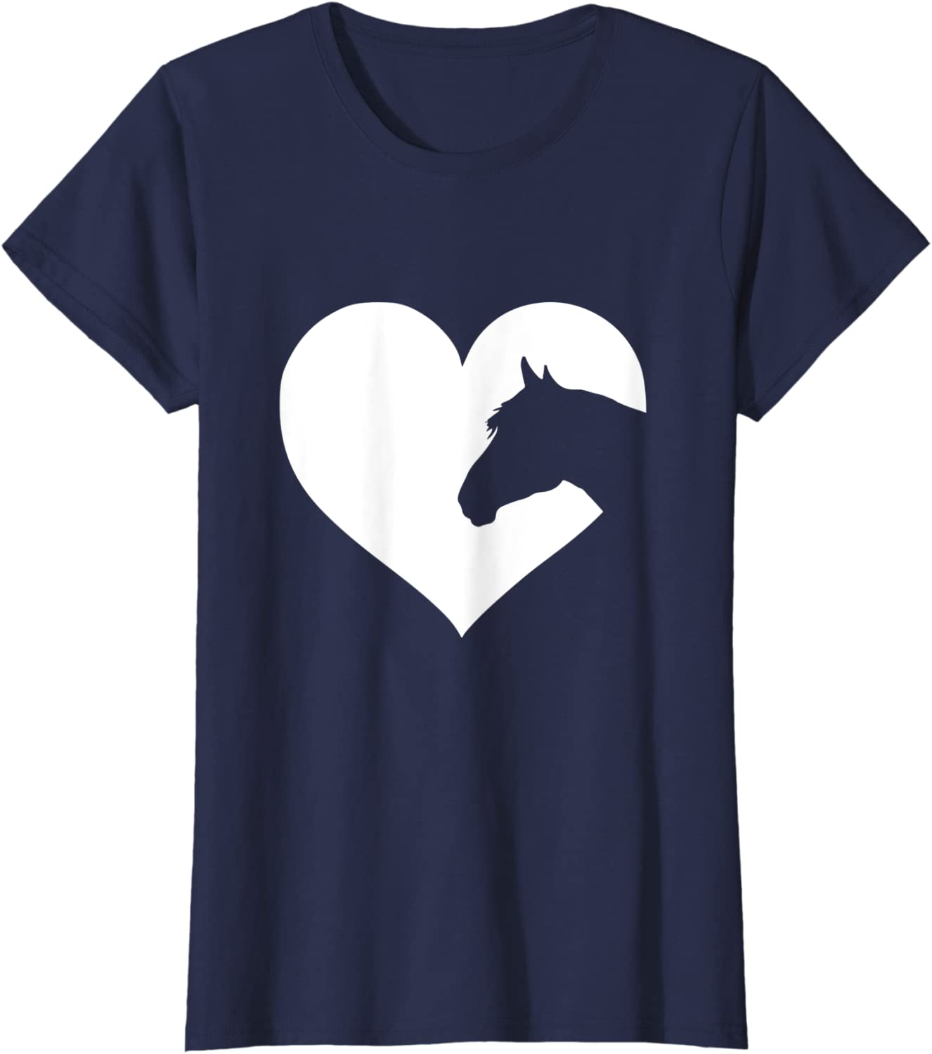 Horse lover T-Shirt gift for girls & women who love horses T-Shirt Arts & Entertainment > Party & Celebration > Gift Giving Unknown Navy Women 2XL