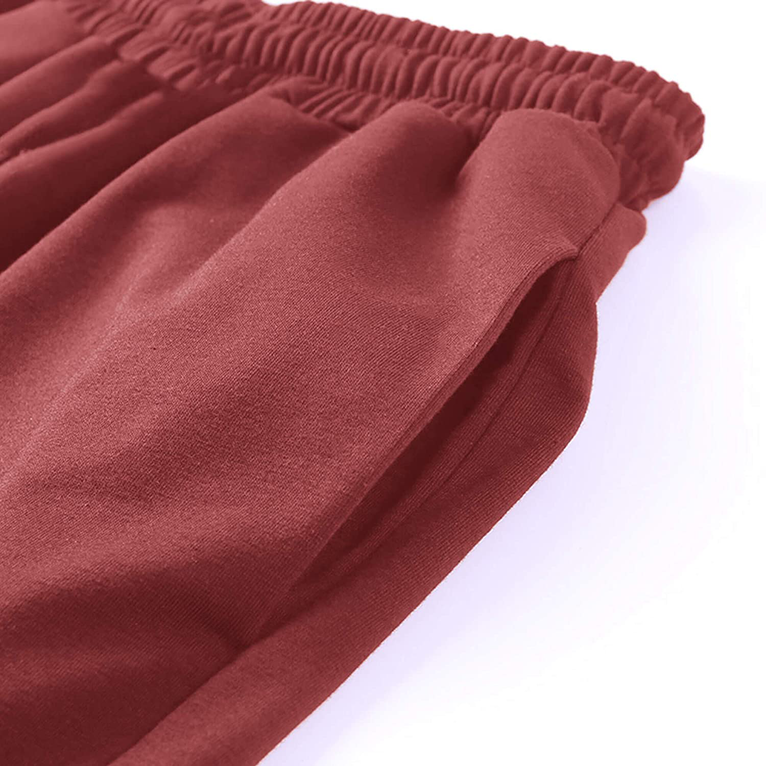 VINMEN Cinch Bottom Sweatpants for Women with Pockets Apparel & Accessories > Clothing > Activewear Kylie Max   