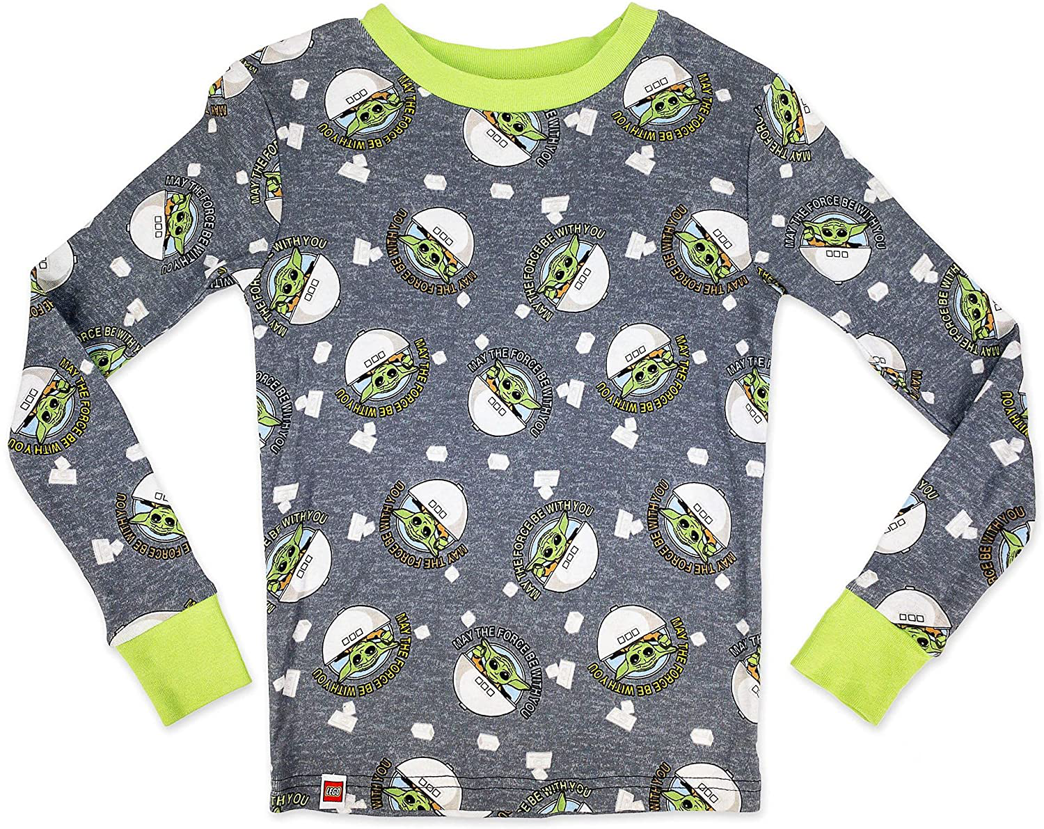 Lego Star Wars Boys Baby Yoda 2 for 1 Cotton Pajama Set, Green Apparel & Accessories > Clothing > Sleepwear & Loungewear > Pajamas Kylie Max   