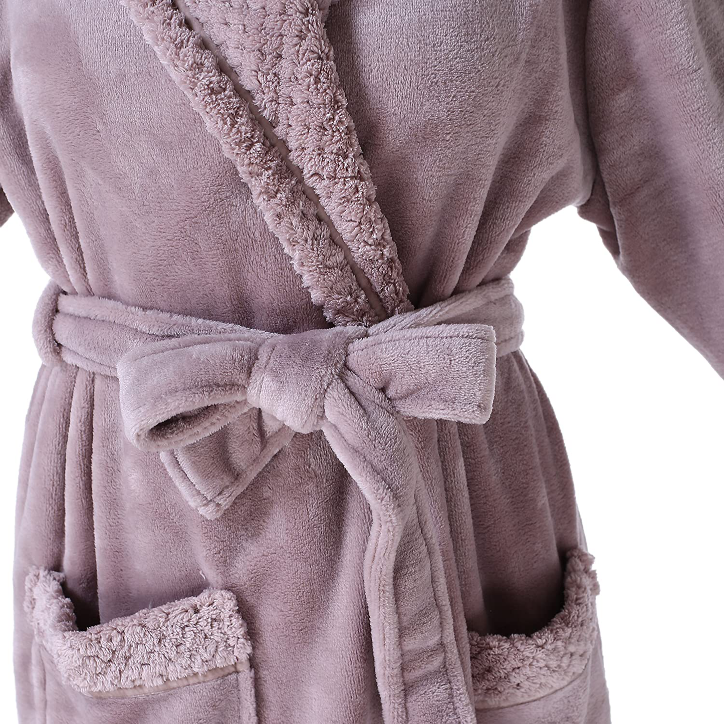 Richie House Women'S Plush Soft Warm Fleece Bathrobe Robe RH1591 Apparel & Accessories > Clothing > Sleepwear & Loungewear > Robes Kylie Max   