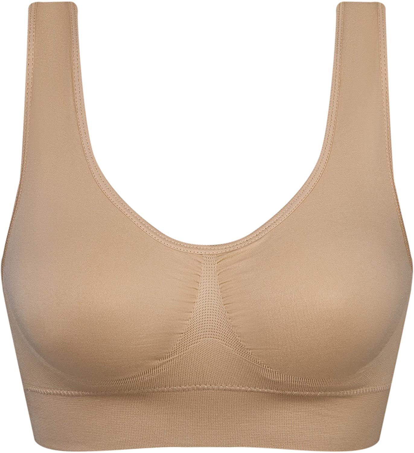 Women'S Comfort Workout Sports Bra Low-Impact Activity Sleep Bras Apparel & Accessories > Clothing > Underwear & Socks > Bras Kylie Max   