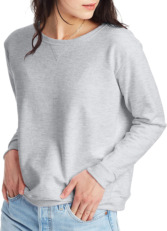 Hanes Women'S Ecosmart Crewneck Sweatshirt Apparel & Accessories > Clothing > Activewear Kylie Max   