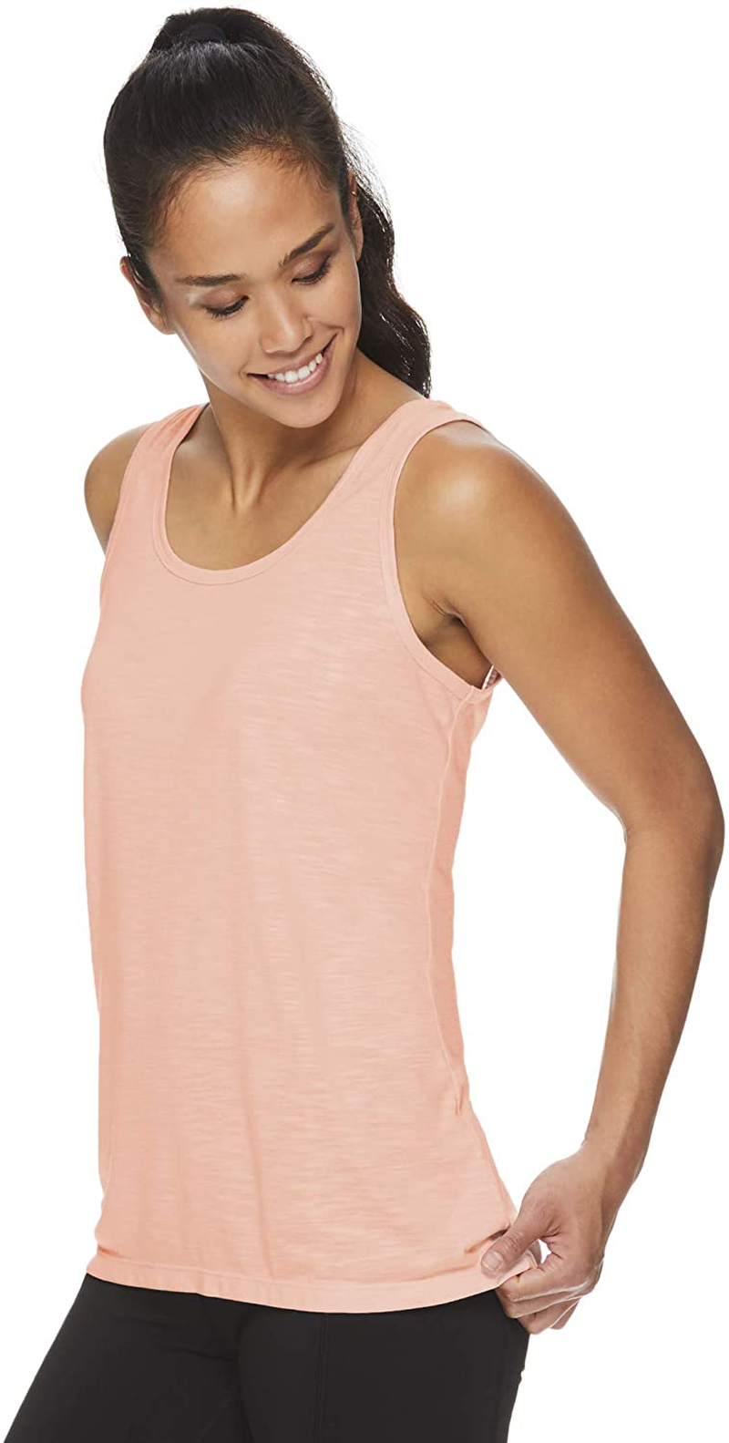 Gaiam Women'S Open Back Yoga Tank Top - Sleeveless Racerback Workout & Gym Shirt Apparel & Accessories > Clothing > Activewear Kylie Max   
