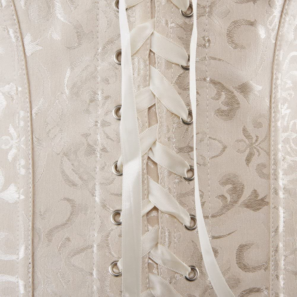 Women Sexy Strap Lace up Corsets and Bustiers Top Overbust Shaper Apparel & Accessories > Clothing > Underwear & Socks > Lingerie Zhitunemi   