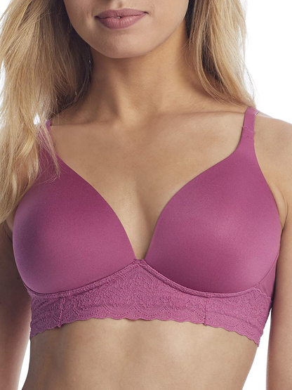Warner's Cloud 9 Wirefree Triangle Apparel & Accessories > Clothing > Underwear & Socks > Bras Warner's Red Violet 36B 