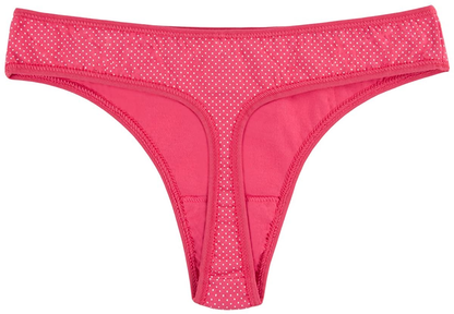Knitlord 6 Pack Women'S Thongs Underwear Cotton Breathable Panties Hipster Bikini Apparel & Accessories > Clothing > Underwear & Socks > Underwear KNITLORD   