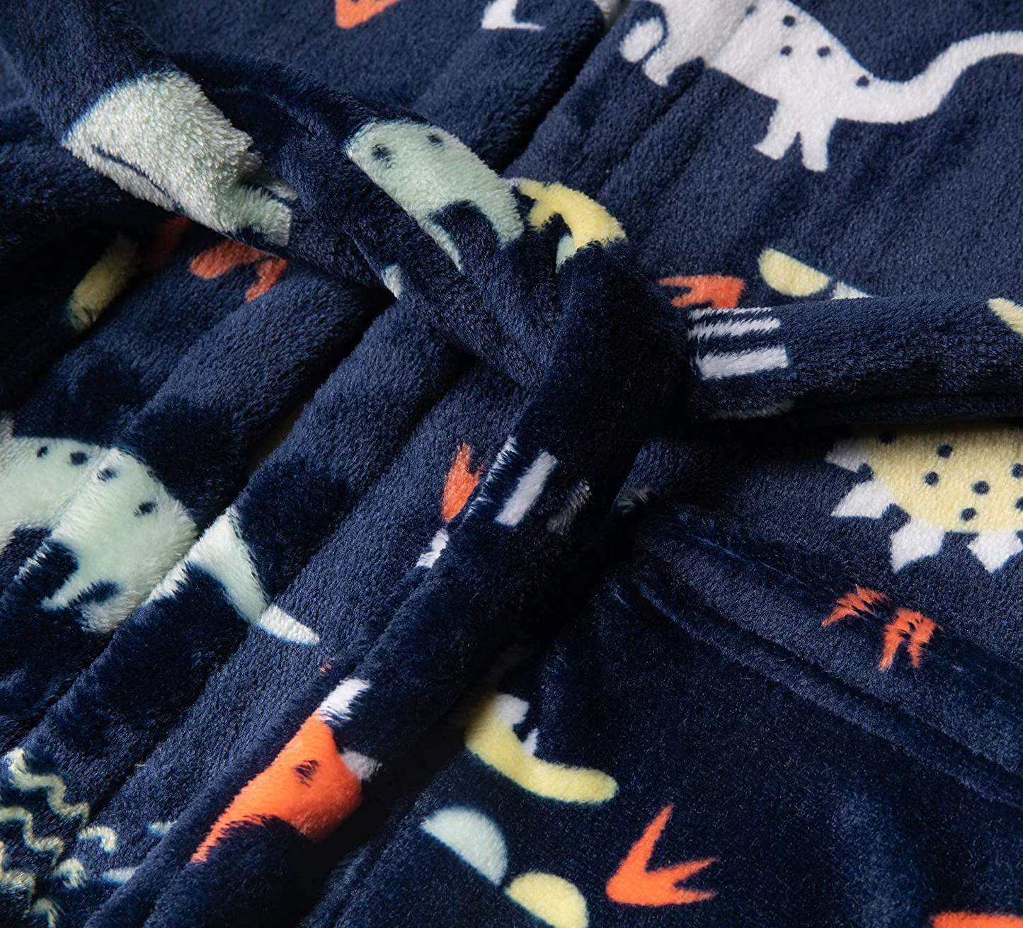 Kids Little Boys Girls Cartoon Animal Hooded Bathrobe Toddler Robe Pajamas Sleepwear Apparel & Accessories > Clothing > Sleepwear & Loungewear > Robes Kylie Max   