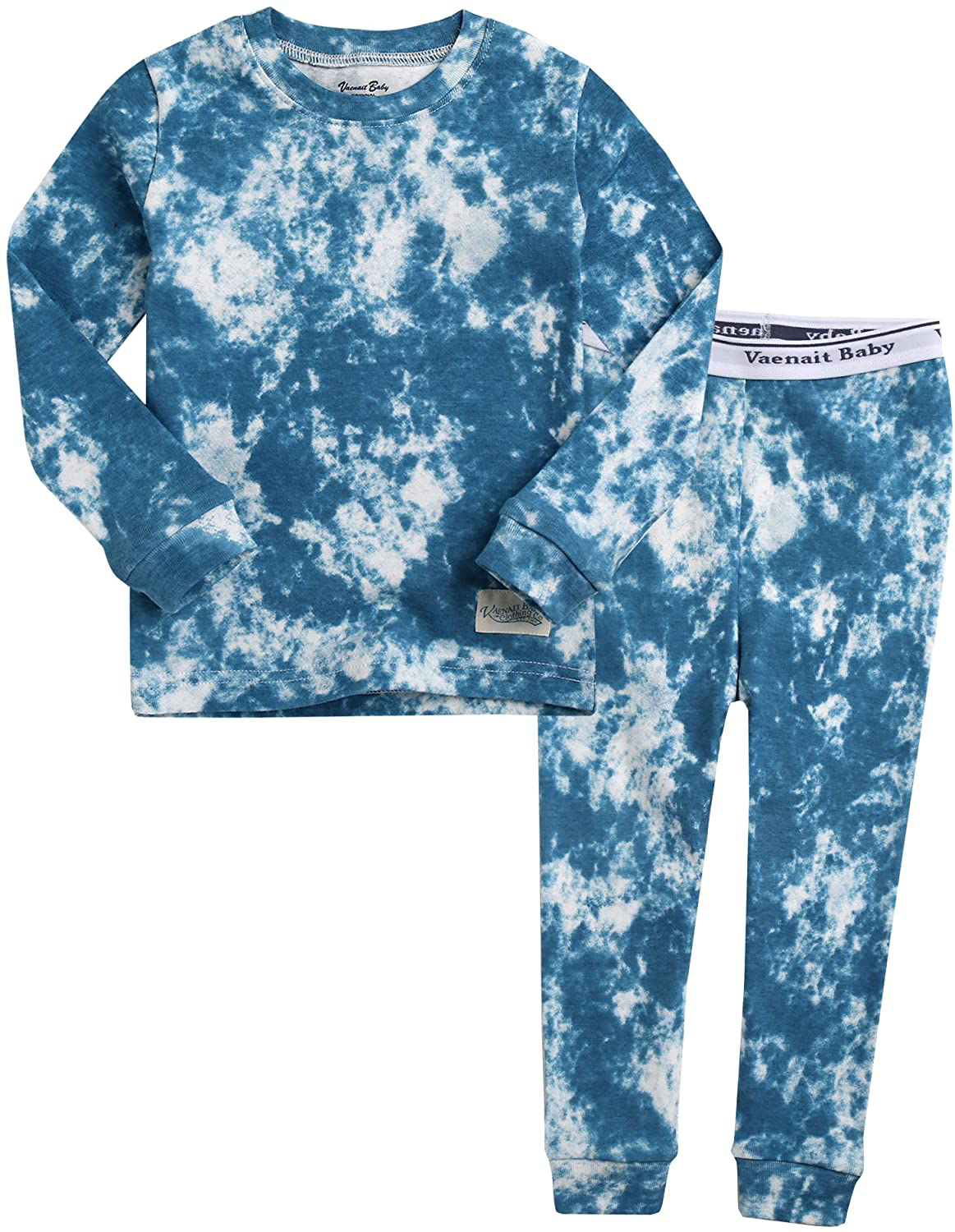 VAENAIT BABY 12M-12 Toddler Kids Boys Girls 100% Cotton Marbling Sung Fit Sleepwear Pajamas 2Pcs Pjs Set Apparel & Accessories > Clothing > Sleepwear & Loungewear > Pajamas Kylie Max   