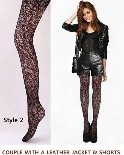 VERO MONTE Women Patterned Fishnets Tights Small Hole Thigh High Sexy Stockings Apparel & Accessories > Clothing > Underwear & Socks > Shapewear VERO MONTE   