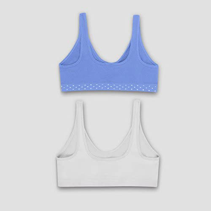 Hanes Big Girls Seamless Comfortflex Fit Cozy Pullover Bra 2-Pack Apparel & Accessories > Clothing > Underwear & Socks > Bras Kylie Max   
