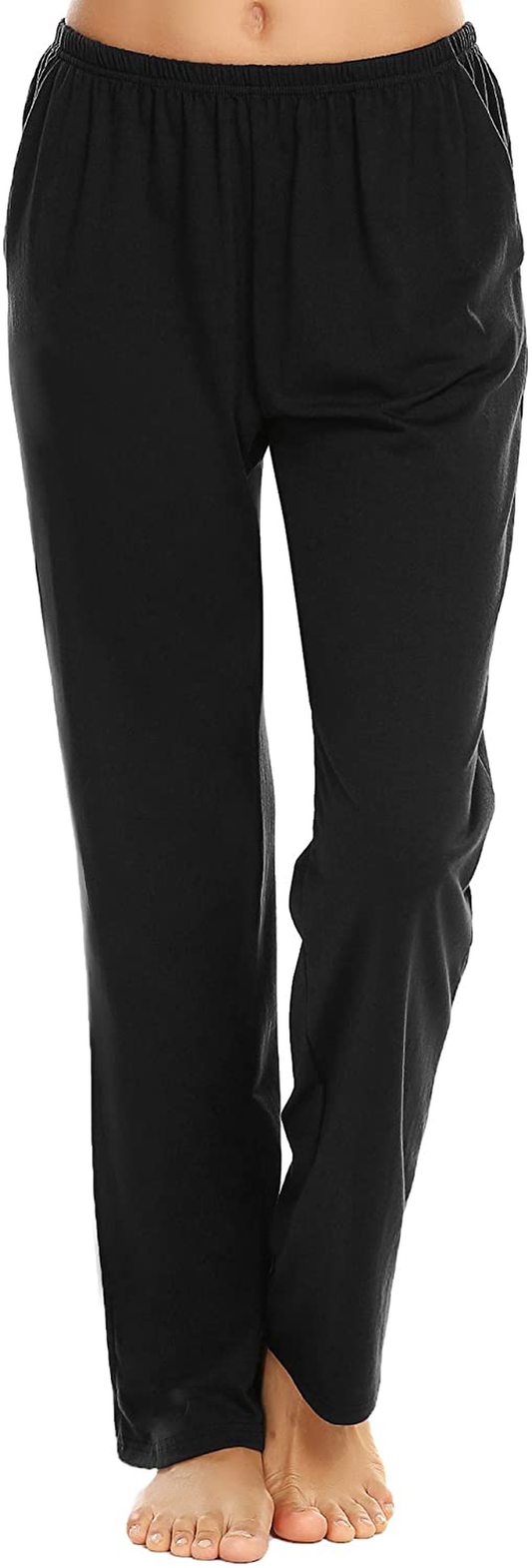 Ekouaer Pajama Pants Women'S Casual Lounge Pants Soft Cotton Sleepwear Pj Bottoms with Pockets S-XXL Apparel & Accessories > Clothing > Sleepwear & Loungewear > Pajamas Kylie Max   