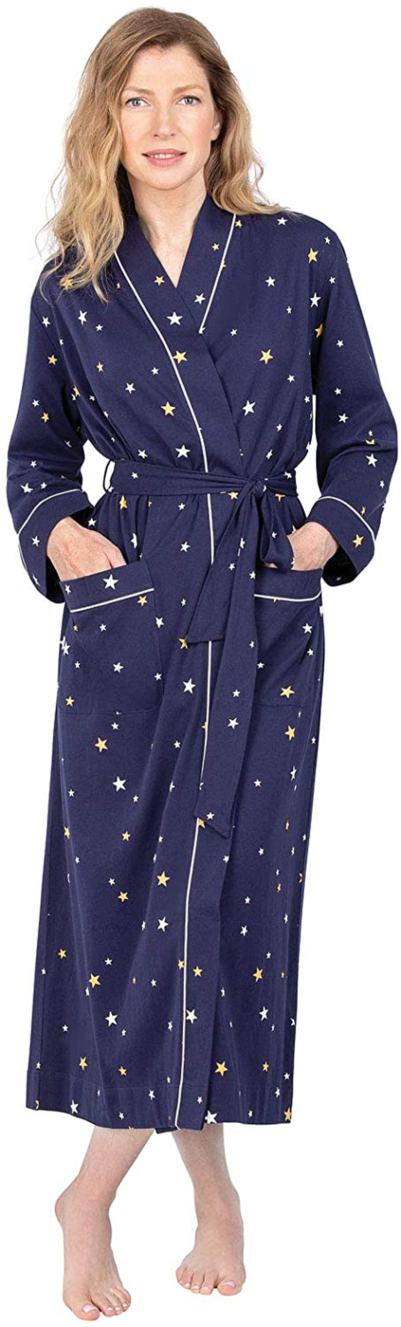 Pajamagram Long Women'S Cotton Robes - Soft Robe Womens Apparel & Accessories > Clothing > Sleepwear & Loungewear > Robes PajamaGram   