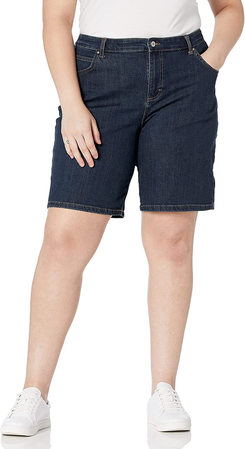 Lee Women'S plus Size Relaxed-Fit Bermuda Short Apparel & Accessories > Clothing > Shorts Kylie Max   