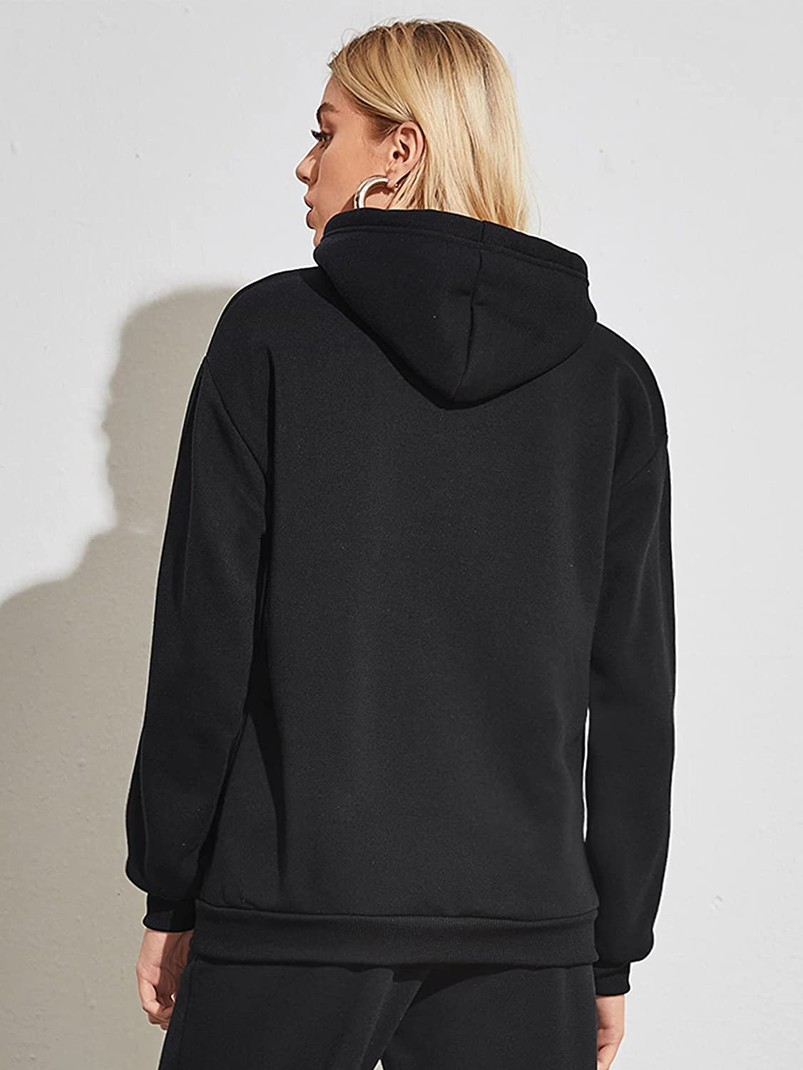 SOLY HUX Women'S Casual Long Sleeve Drawstring Hoodie Pocket Front Sweatshirt Apparel & Accessories > Clothing > Activewear Kylie Max   