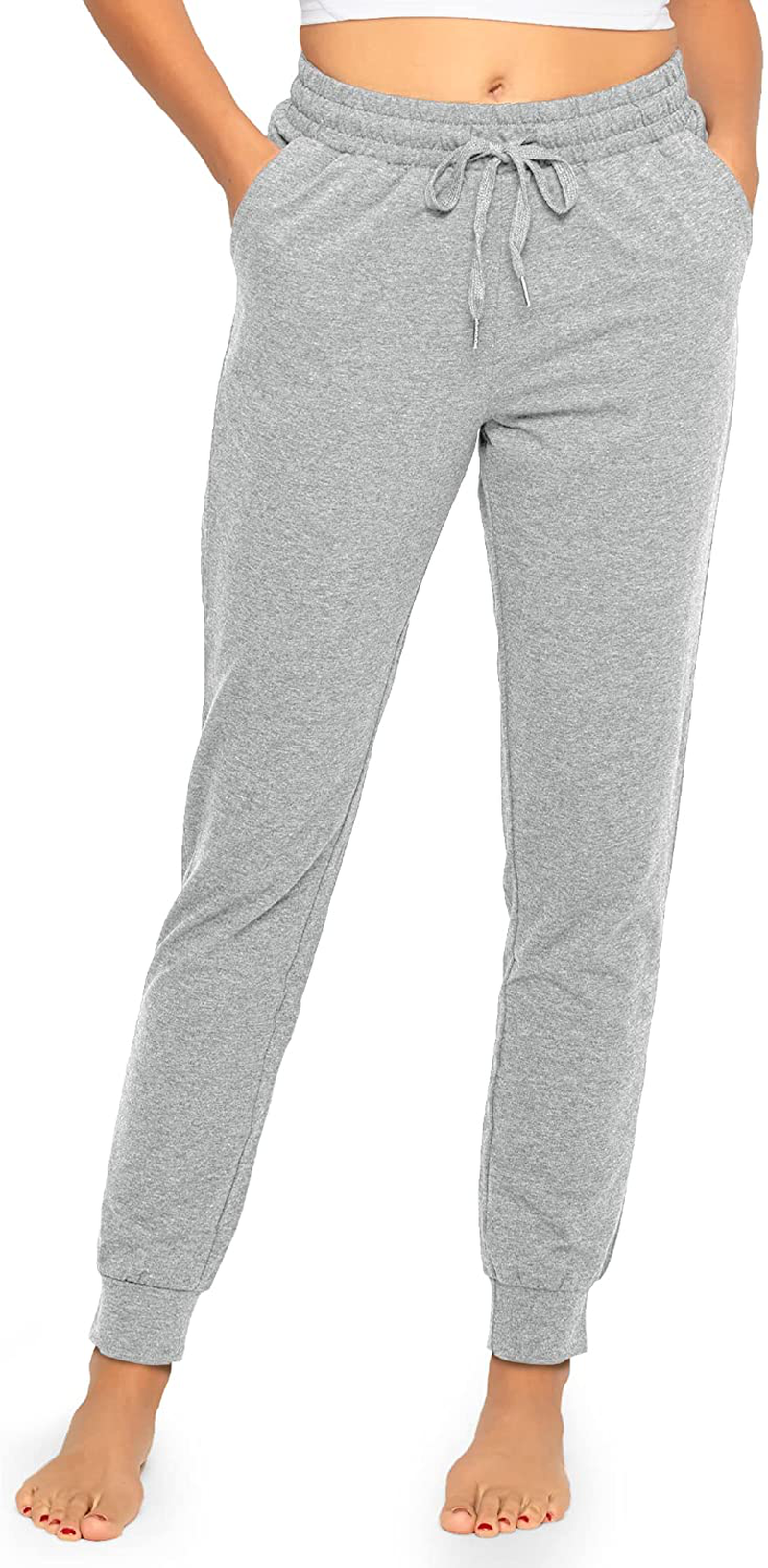 Stelle Women'S Sweatpants Lightweight Yoga Joggers Athletic Workout Track Pants with Pockets 28" Apparel & Accessories > Clothing > Activewear Kylie Max   