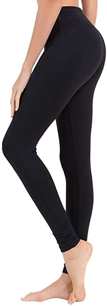 Gayhay High Waisted Leggings for Women - Soft Opaque Slim Tummy Control Printed Pants for Running Cycling Yoga Apparel & Accessories > Clothing > Activewear GAYHAY Black Large-X-Large 