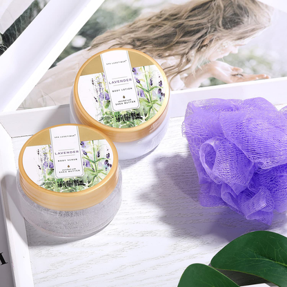 Spa Luxetique Spa Gift Basket, Gift Set for Women - 15pcs Lavender Spa Baskets, Relaxing Spa Kit Includes Bubble Bath, Bath Bombs, Massage Oil, Bath Set for Women Gifts, Christmas Gifts for Women. Arts & Entertainment > Party & Celebration > Gift Giving spa luxetique   